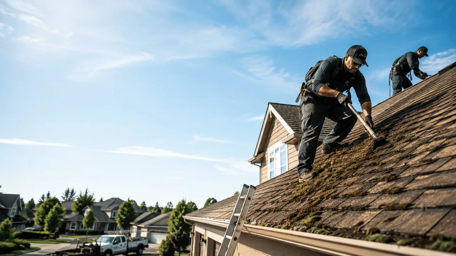 Roof Moss Removal in Bynum, MT near me
